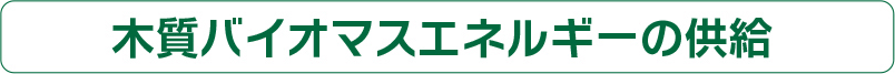 木質バイオマスエネルギーの供給